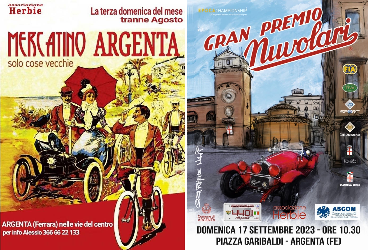 Mercatino Argenta e Gran Premio Nuvolari Argenta